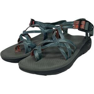 Chaco Z Cloud Sandals Womens 7 Green Strappy Outdoor Hiking Trail Comfort Casual